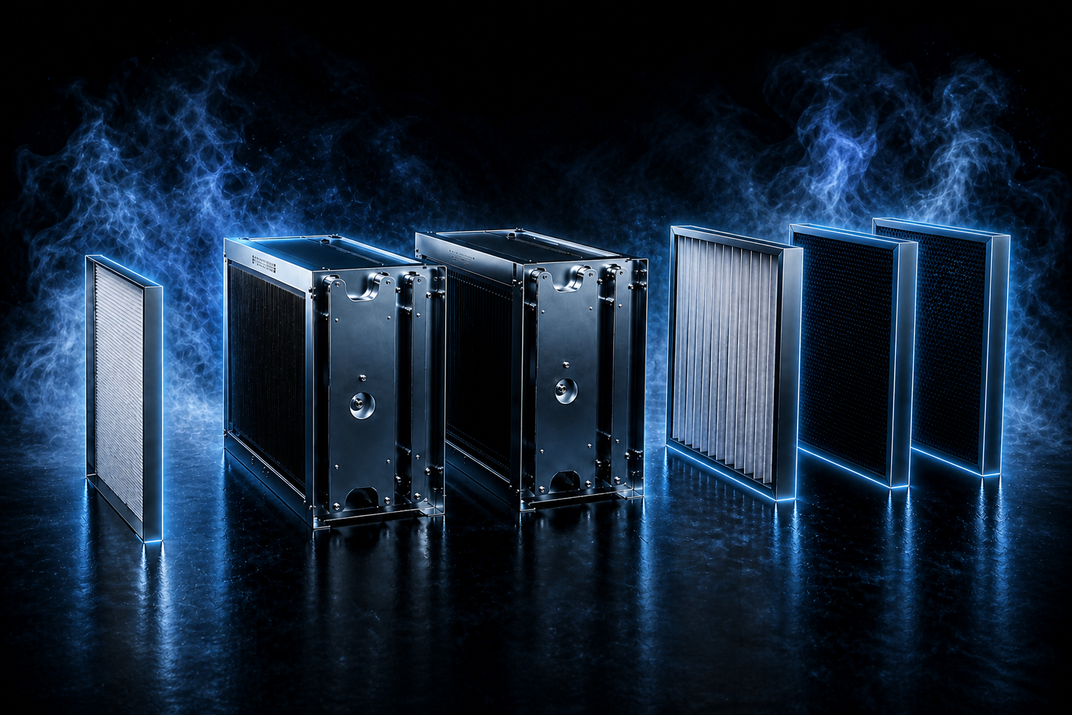 Exploded view of the ABI-GAIL X33 filtration cassettes